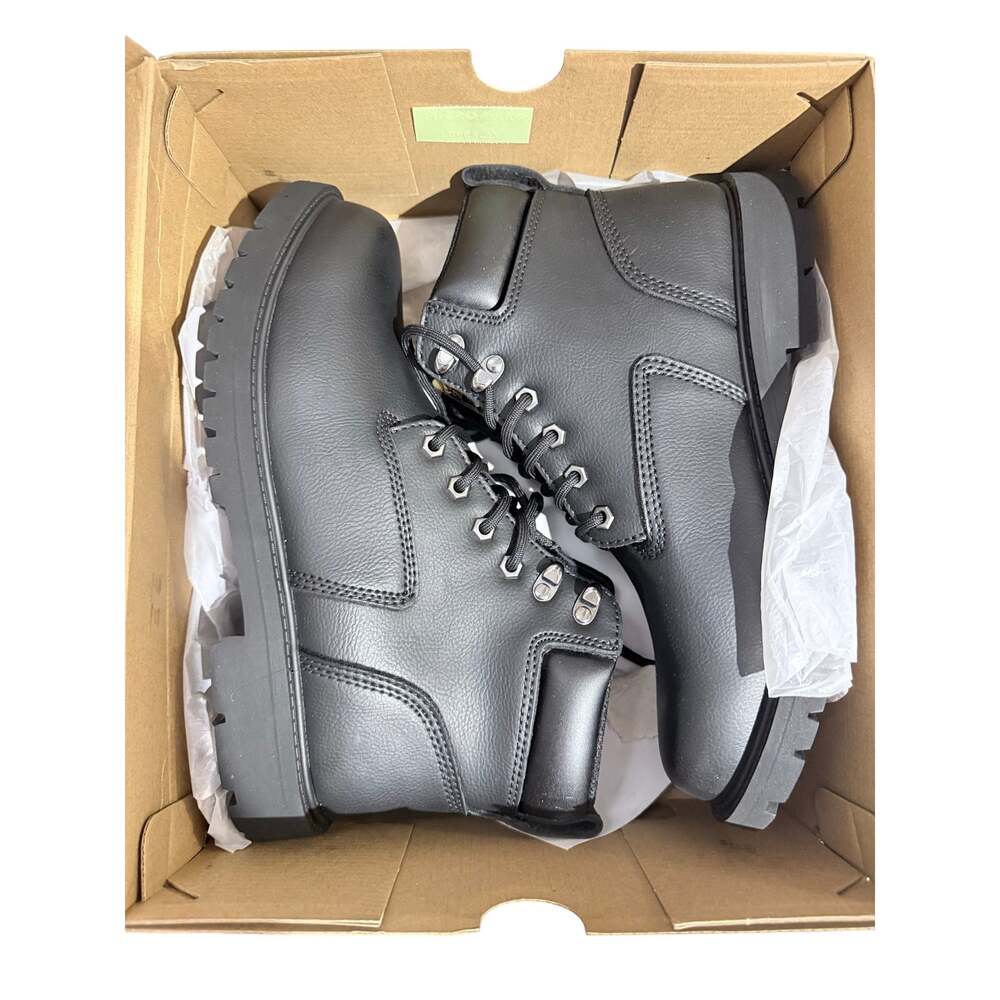 Brahma MASS Men’s Work Boots Size 9 Black Slip Resistant Lightweight NIB